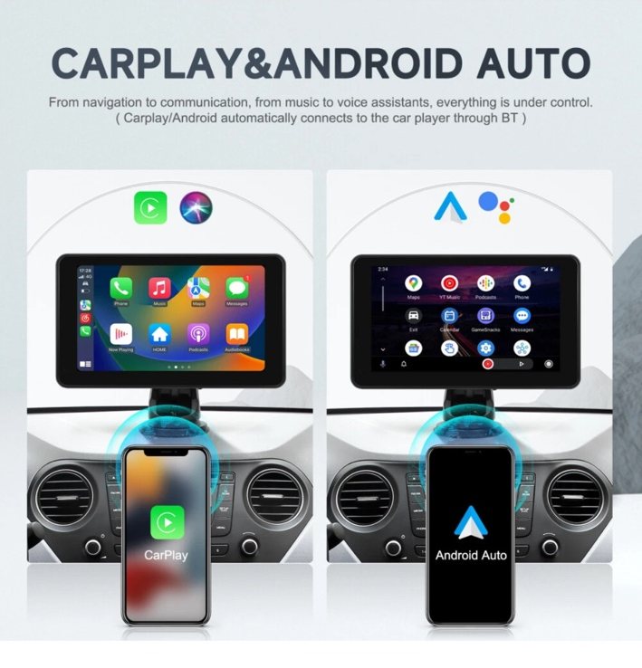 Wireless CarPlay and Android Auto compatibility