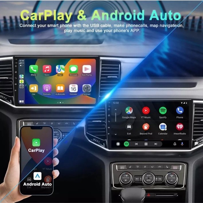 Supplier CarPlay and Android Auto feature illustration